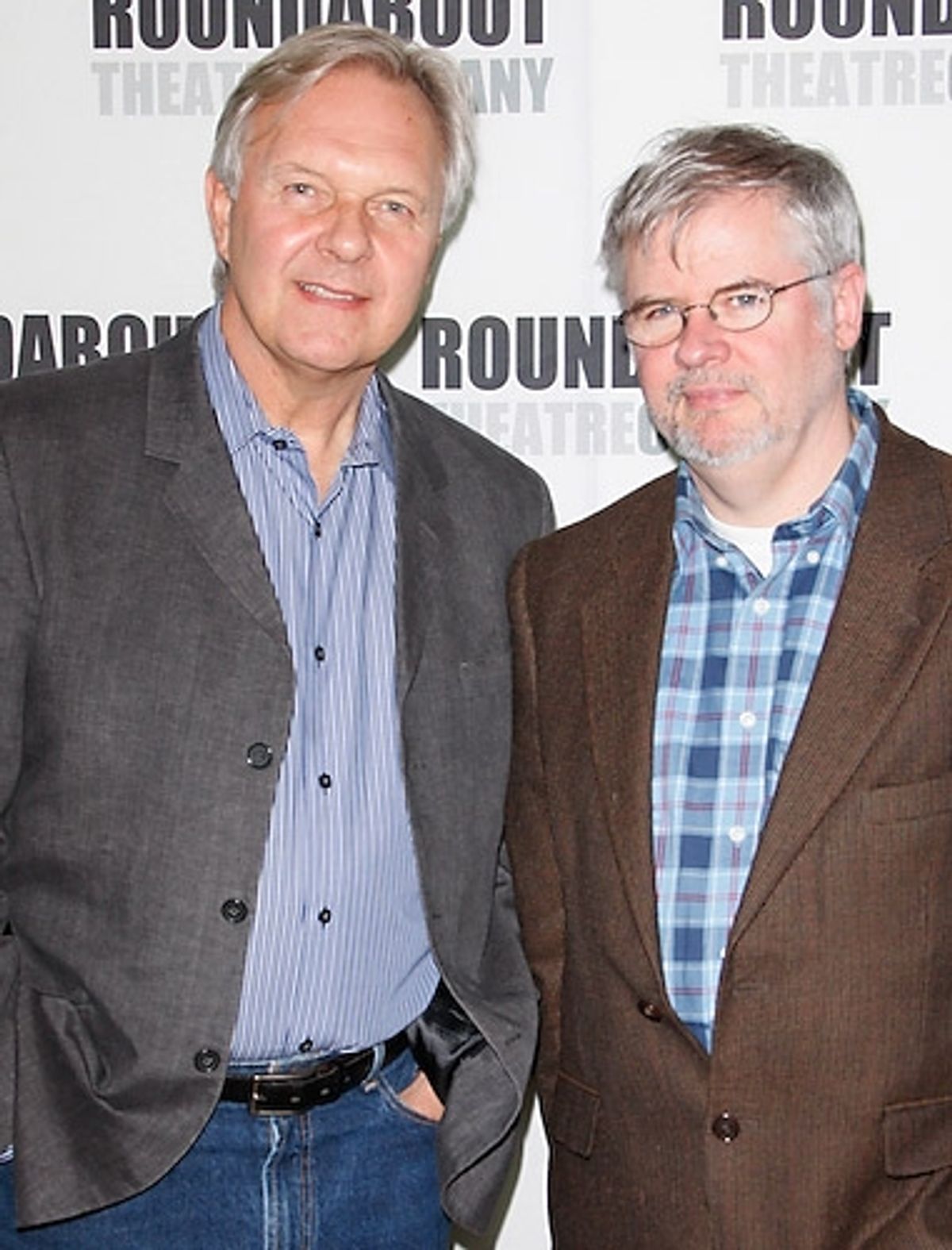 Walter Bobbie (Director) and Christopher Durang (Playwright) at 
