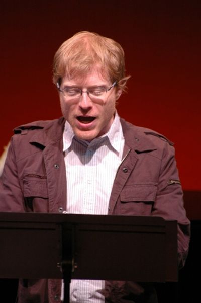 Anthony Rapp singing "Sledding" Photo