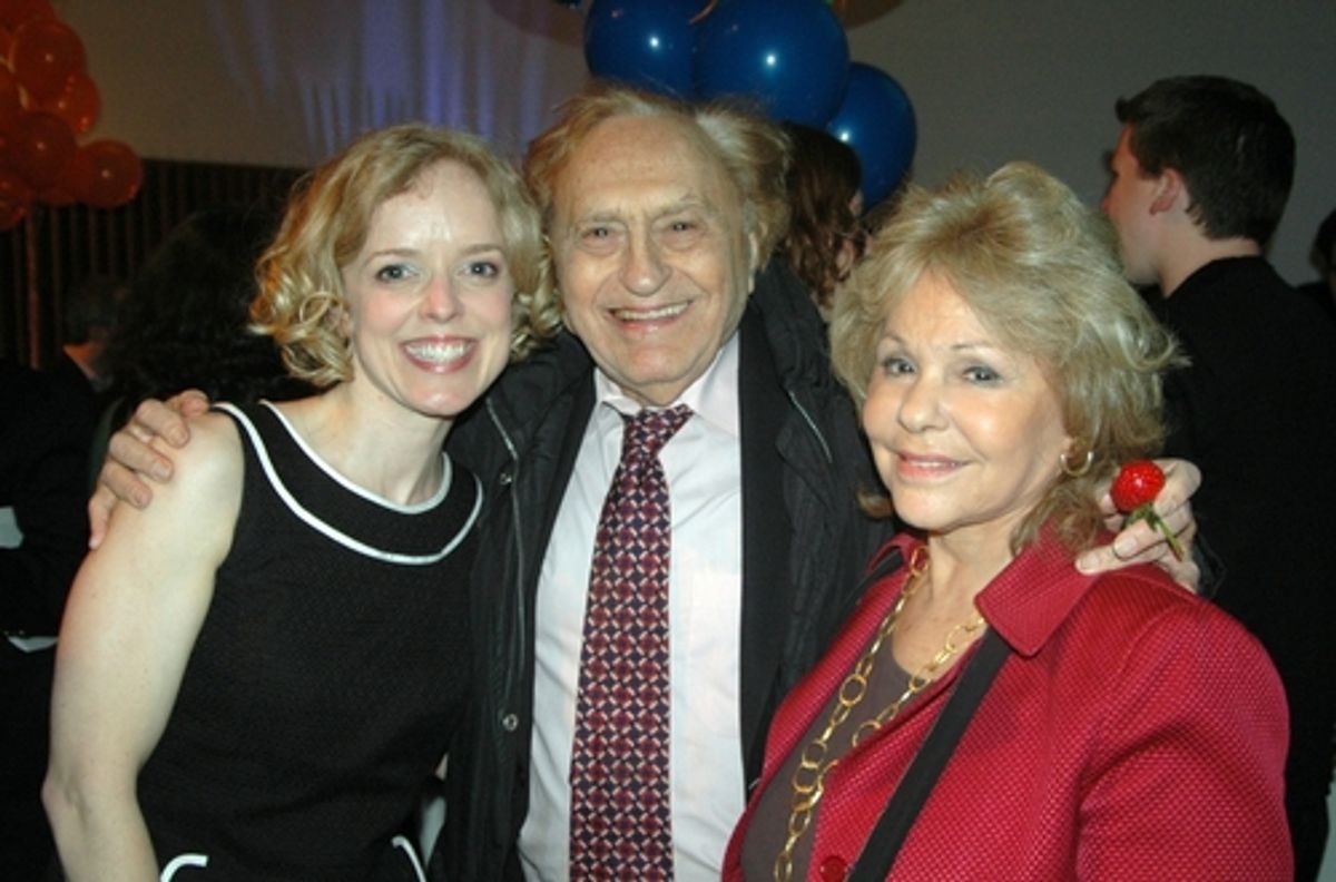 Nancy Anderson, Joseph Stein and Elisa Stein at 