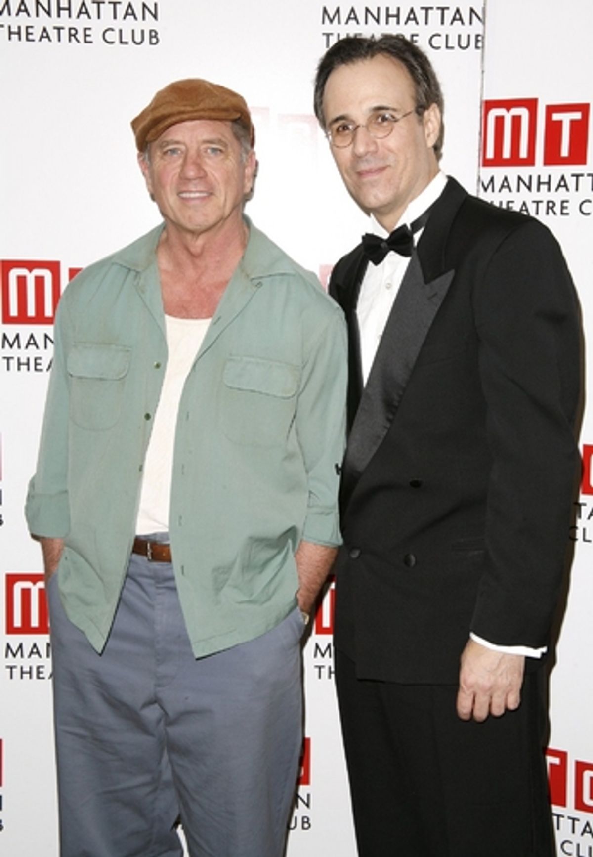 Tom Wopat and John Bucchino at MTC Spring Gala Backstage