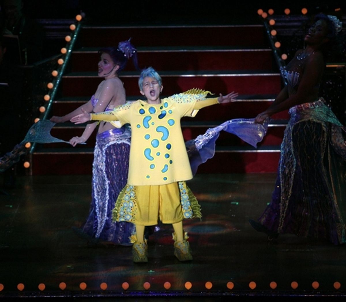 Brian D'Addario and The The Little Mermaid ensemble at MTC Spring Gala Benefit Performance