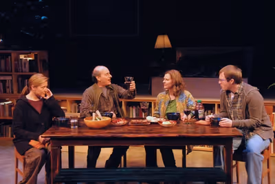 Mary McCann, Peter Friedman, JoBeth Williams, and Jonathan Clem Photo