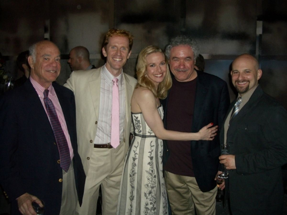 Mike Strunsky (Ira Gershwin Family), Jeffry Denman, Meredith Patterson, Larry Blank and Michael Thomas Holmes at 