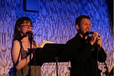 Associate Artist Colleen Werthmann and Artistic Director Steven Cosson Photo