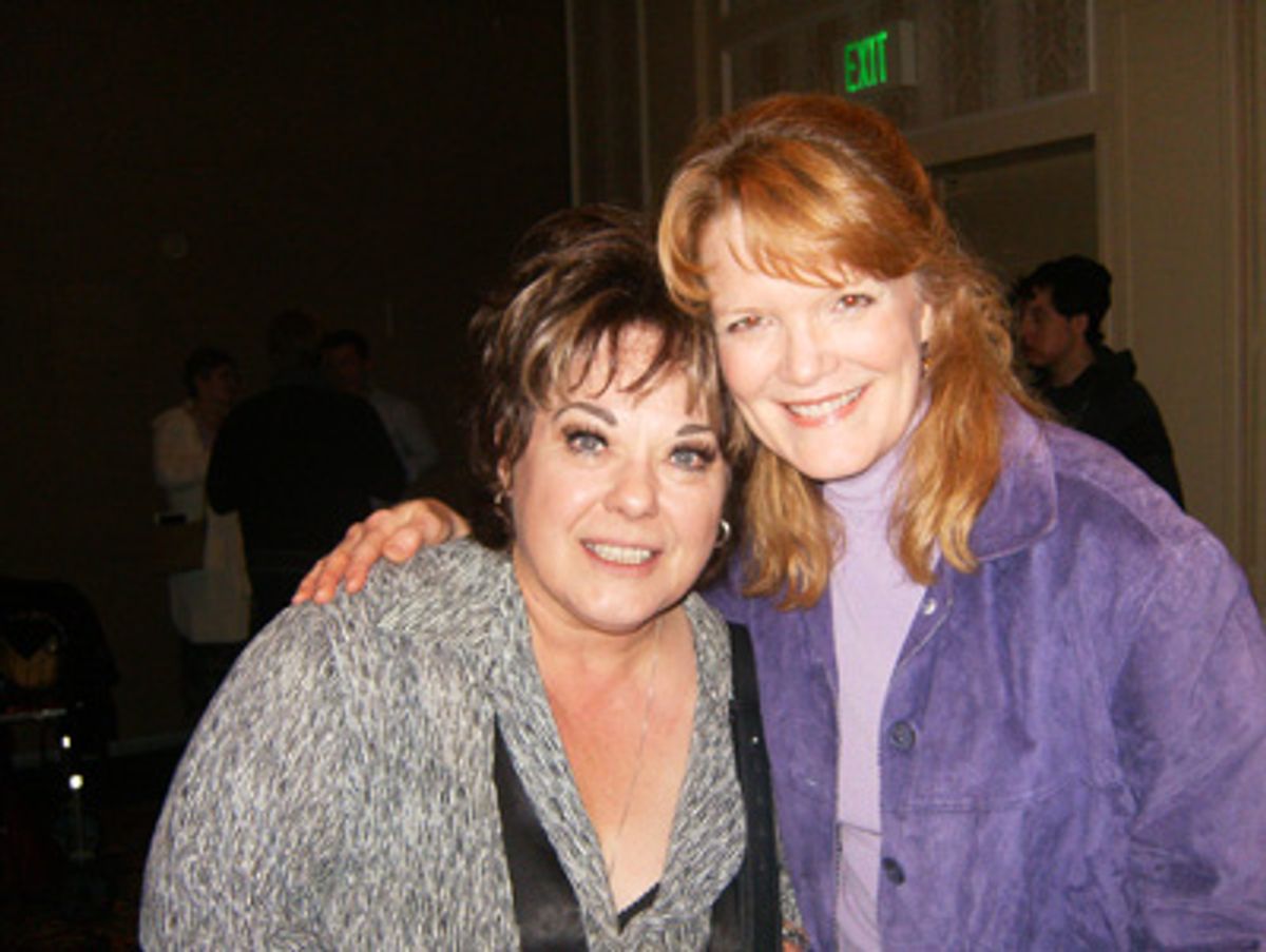 (L-R) Alene Robertson (â€œSister Mary Reginaâ€) and Chicagoland actress Mary Ernster  at 