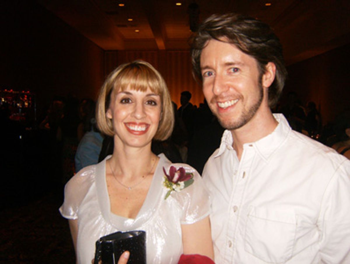 (L-R) Director Rachel Rockwell and Chicagoland actor George Keating  at 