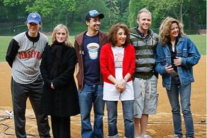 Sebastian Arcelus, Jenna Russell, Lin-Manuel Miranda, Photo