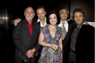 Claude-Michel Schonberg, Jonathan Kent, Ruthie Henshall, Michel Legrand and Alain Bou Photo