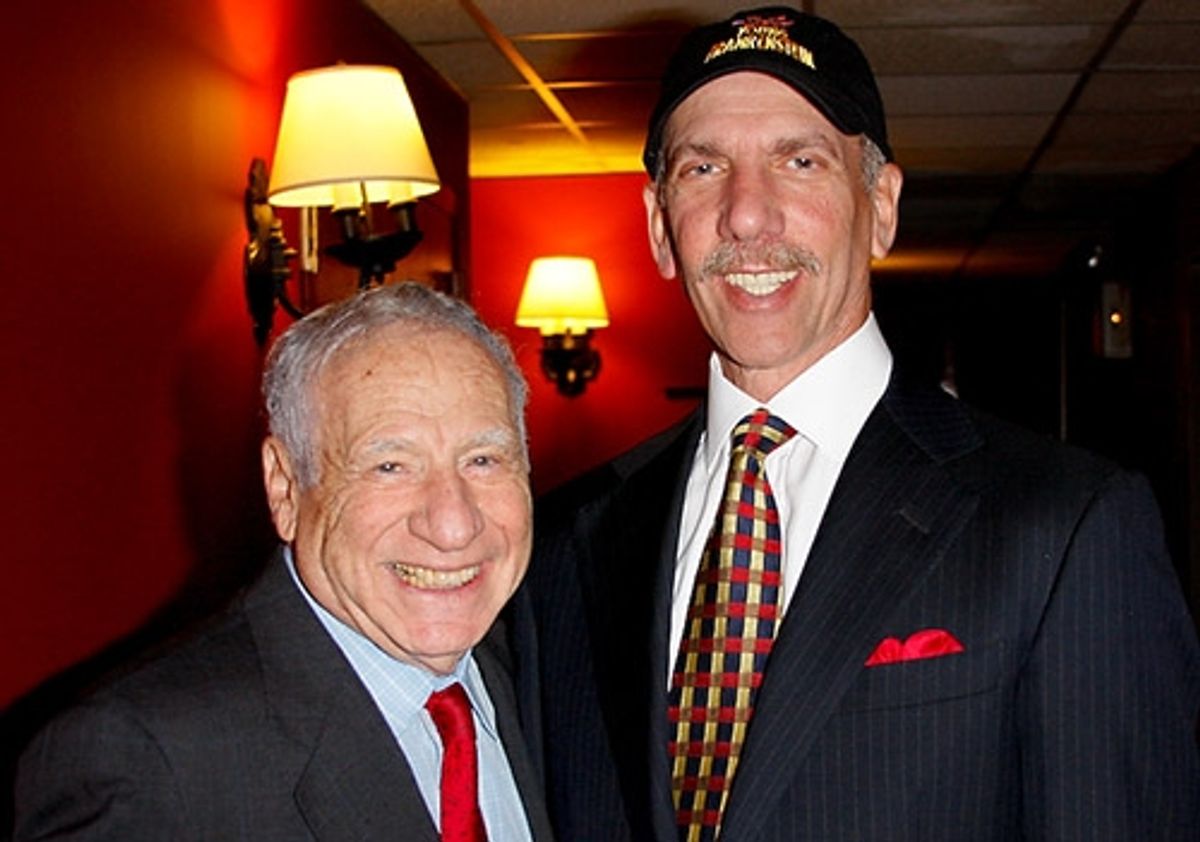 Mel Brooks and Producer Robert F.X. Sillerman at Outer Critics Circle Awards