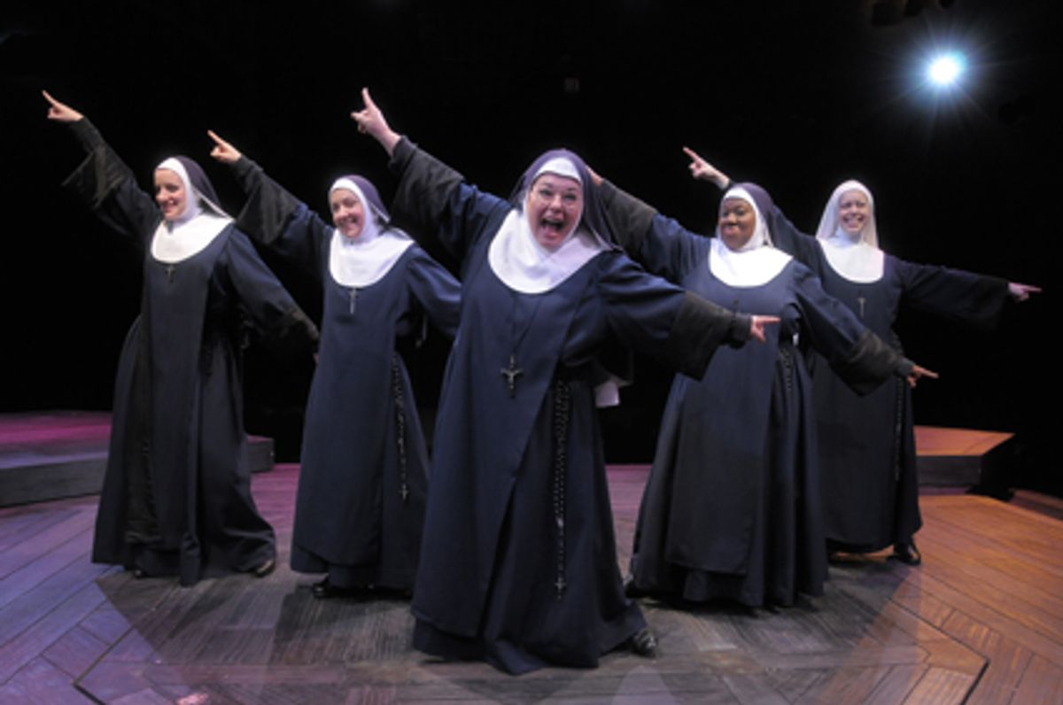 (L to R) Abby Mueller, Debbie Laumand-Blanc, Alene Robertson, Melody Betts, and Laura E. Taylor  at 