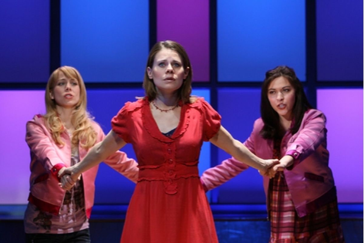 Mary Faber, Celia Keenan-Bolger and Juliana Ashley Hansen at 