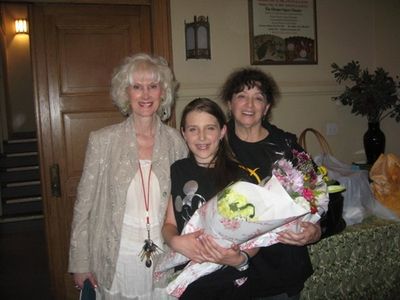Director Diane Martindale, Leah Lane and Choreographer Francine Harman
 Photo