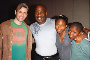Sean Palmer, BeBe Winans, Miya Winans, and Benjamin Winans
 Photo