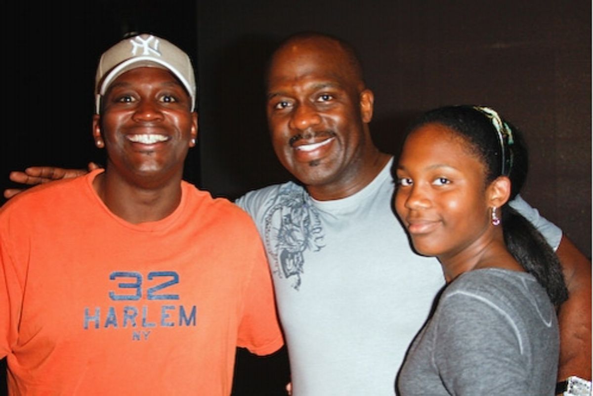 Tituss Burgess, BeBe Winans, and Miya Winans
 at 