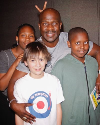 BeBe Winans, Brian D'Addario, Miya Winans, and Benjamin Winans
 Photo