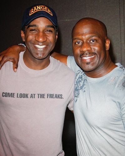 Norm Lewis and BeBe Winans
 Photo