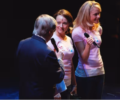 Michael Presser interviews Niki Scalera and Ashley Spencer
 Photo