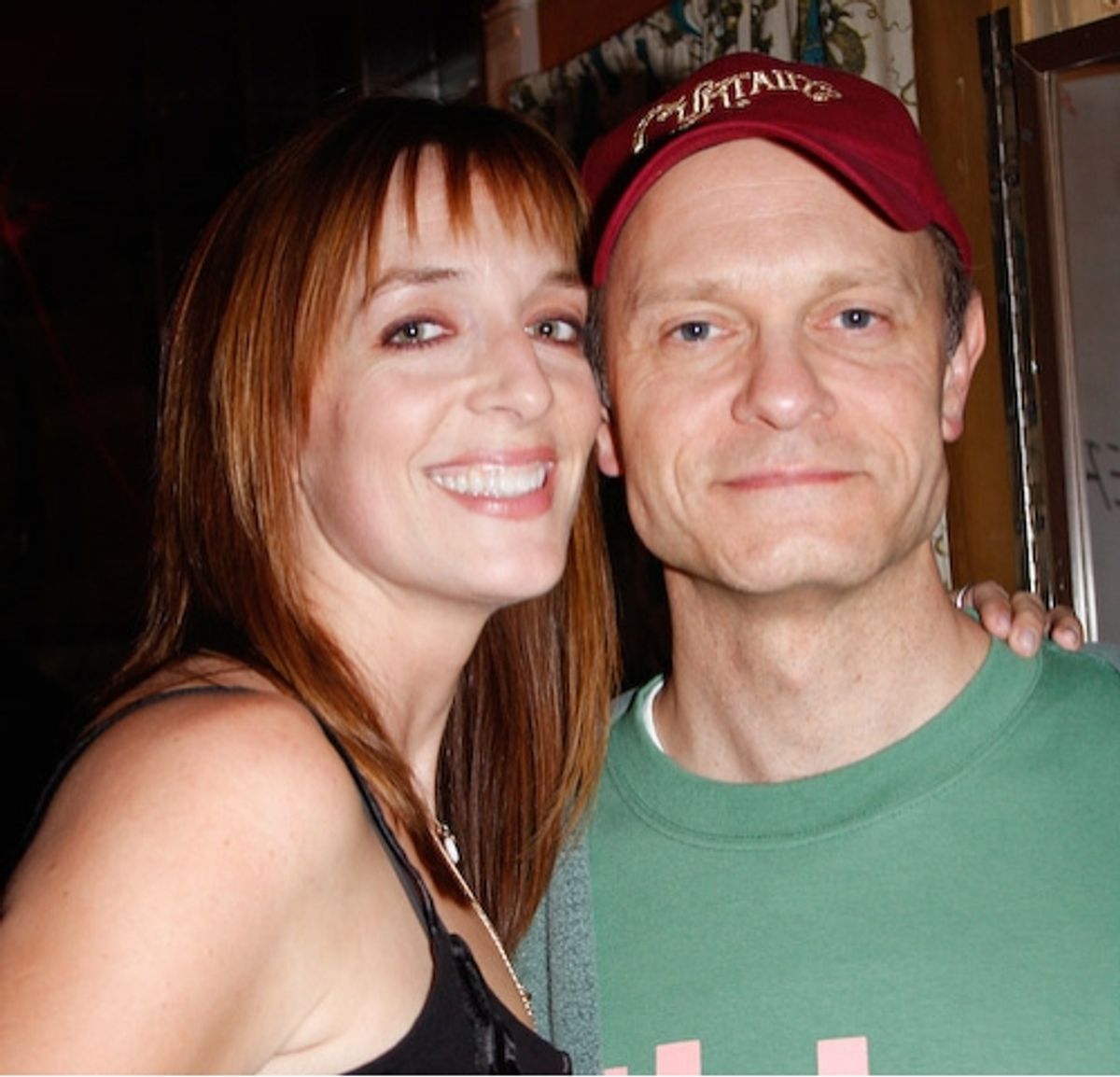 Julia Murney and David Hyde Pierce
 at 