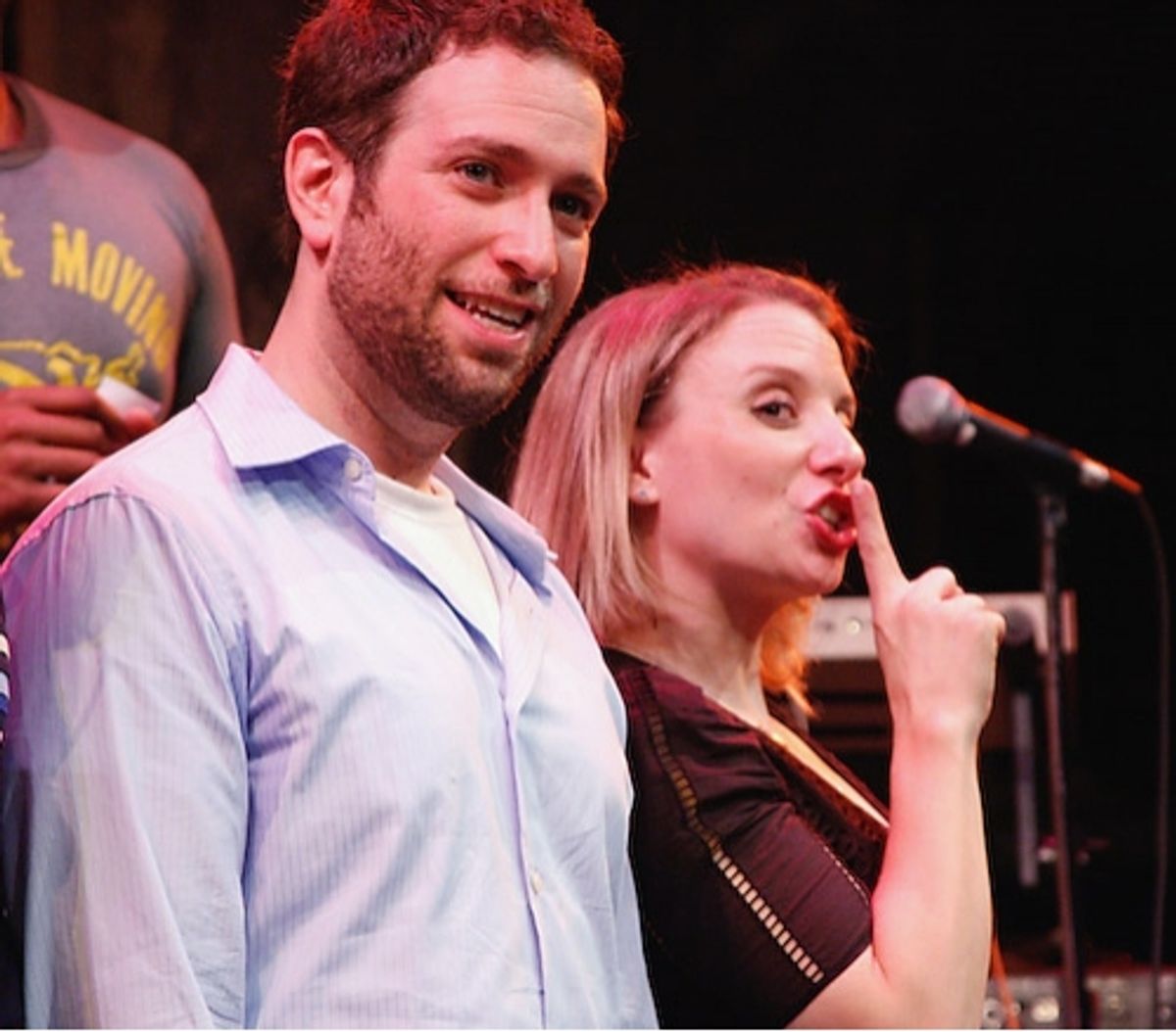 David Rossmer and Sarah Saltzberg at 'Don't Quit Your Night Job' Returns To Zipper