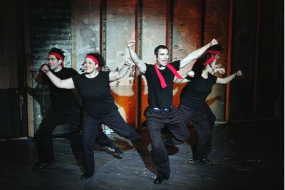 Matthew-Lee Erlbach, Lynn Andrews, Stephen Reyes,Brooke Ishibashi, and Stephen Sheffe Photo