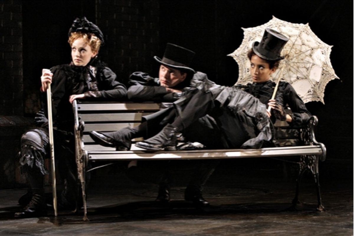 Puppeteers Lauren Asheim, Dieter Bierbrauer and Elizabeth Grullon at 