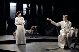  Sarah Agnew as Constance Wilde and Brandon Weinbrenner as Lord Alfred Douglas Photo