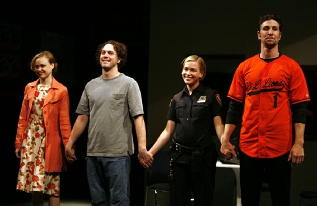 Alison Pill,Thomas Sadoski, Piper Perabo and Pablo Schreiber
 at 