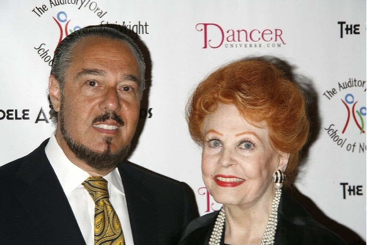 Mark Rosen and Arlene Dahl at 2008 Fred & Adele Astaire Awards
