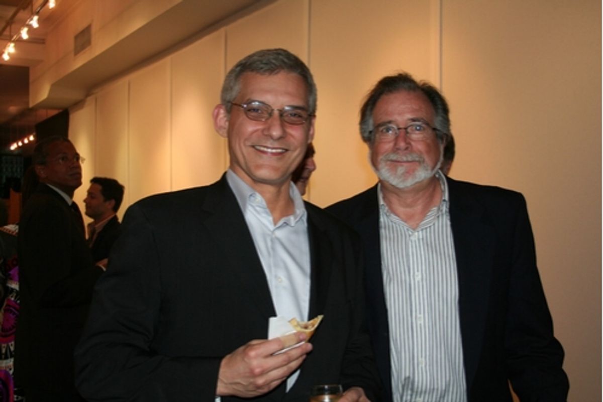 Rafael Pi Roman (PBS) and Bob Morris (PBS Producer/Director)
 at 