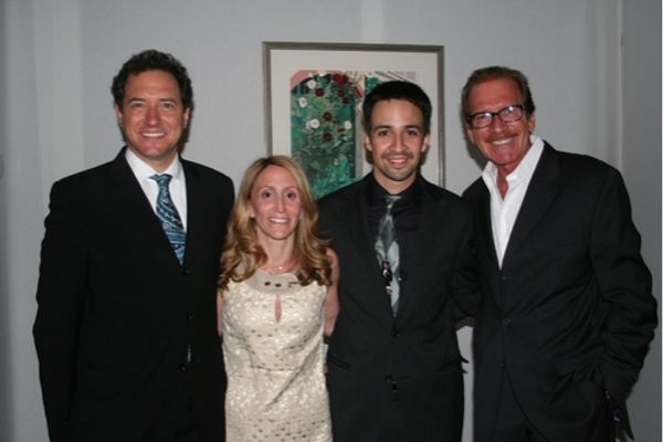 Kevin McCollum, Jill Furman,Lin-Manuel Miranda and Pat O'Brien
 Photo