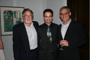 Bob Morris, Lin-Manuel Miranda and Rafael Pi Roman
 Photo