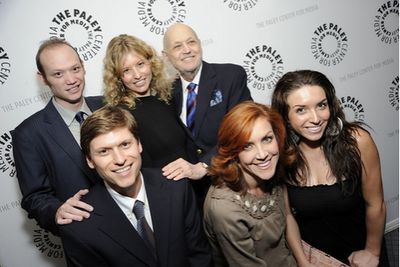 CHARLES STROUSE with his children Will (left), Victoria and Nick.  ANDREA McARDLE and Photo