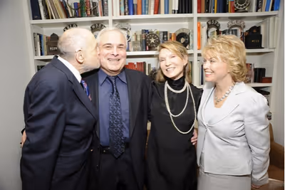 STROUSE, PETER FILICHIA, BARBARA SIMAN & PAT MITCHELL Photo
