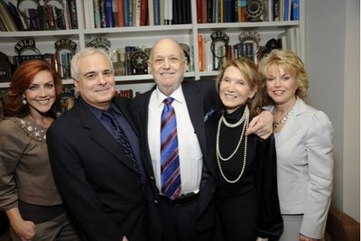 ANDREA McARDLE, PETER FILICHIA, CHARLES STROUSE, BARBARA SIMAN,  PAT MITCHELL Photo