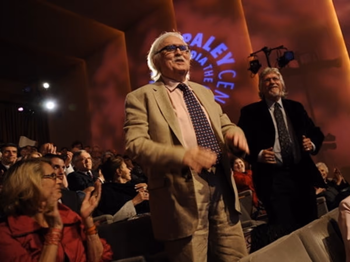 Strouse's Annie collaborators THOMAS MEEHAN and MARTIN CHARNIN at Paley Center Charles Strouse Tribute