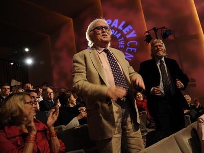  Strouse's Annie collaborators THOMAS MEEHAN and MARTIN CHARNIN Photo