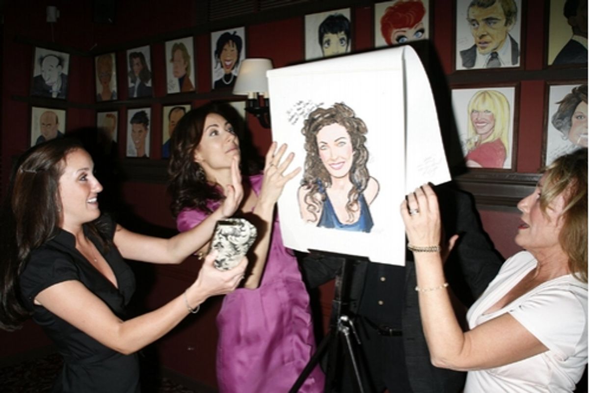 Laura Benanti and Family at 'GYPSY' Laura Benanti Joins the Elite Sardi's Wall