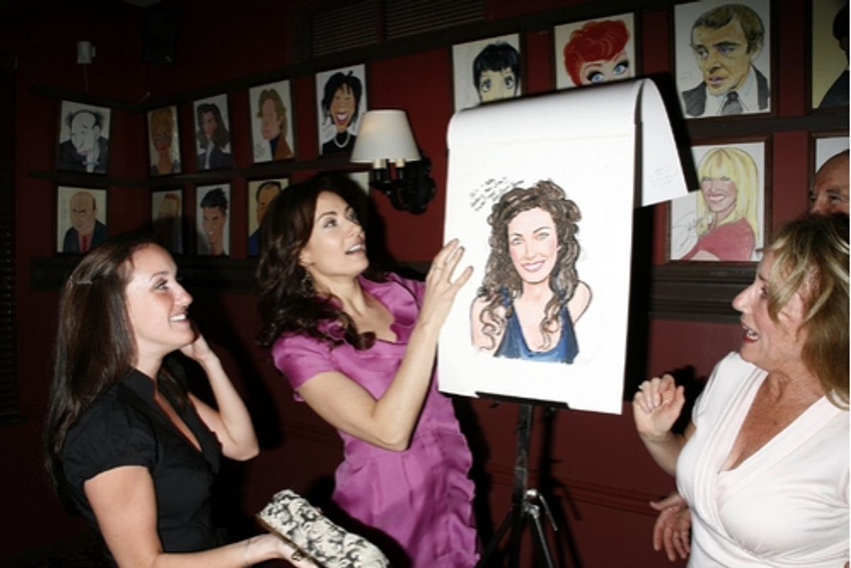 Laura Benanti and Family at 'GYPSY' Laura Benanti Joins the Elite Sardi's Wall