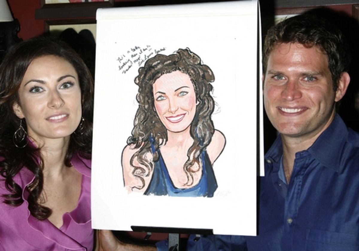 Laura Benanti and Stephen Pasquale at 