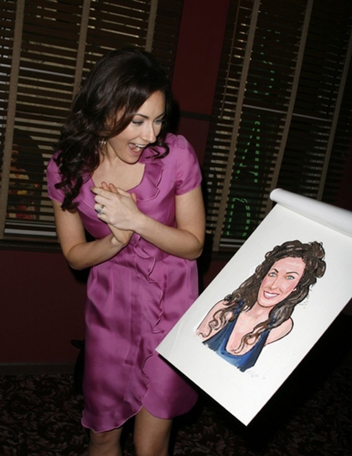Laura Benanti at 'GYPSY' Laura Benanti Joins the Elite Sardi's Wall
