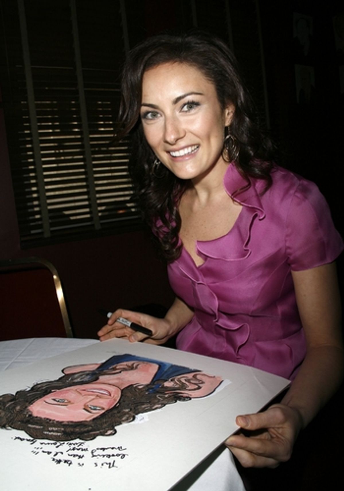 Laura Benanti at 'GYPSY' Laura Benanti Joins the Elite Sardi's Wall