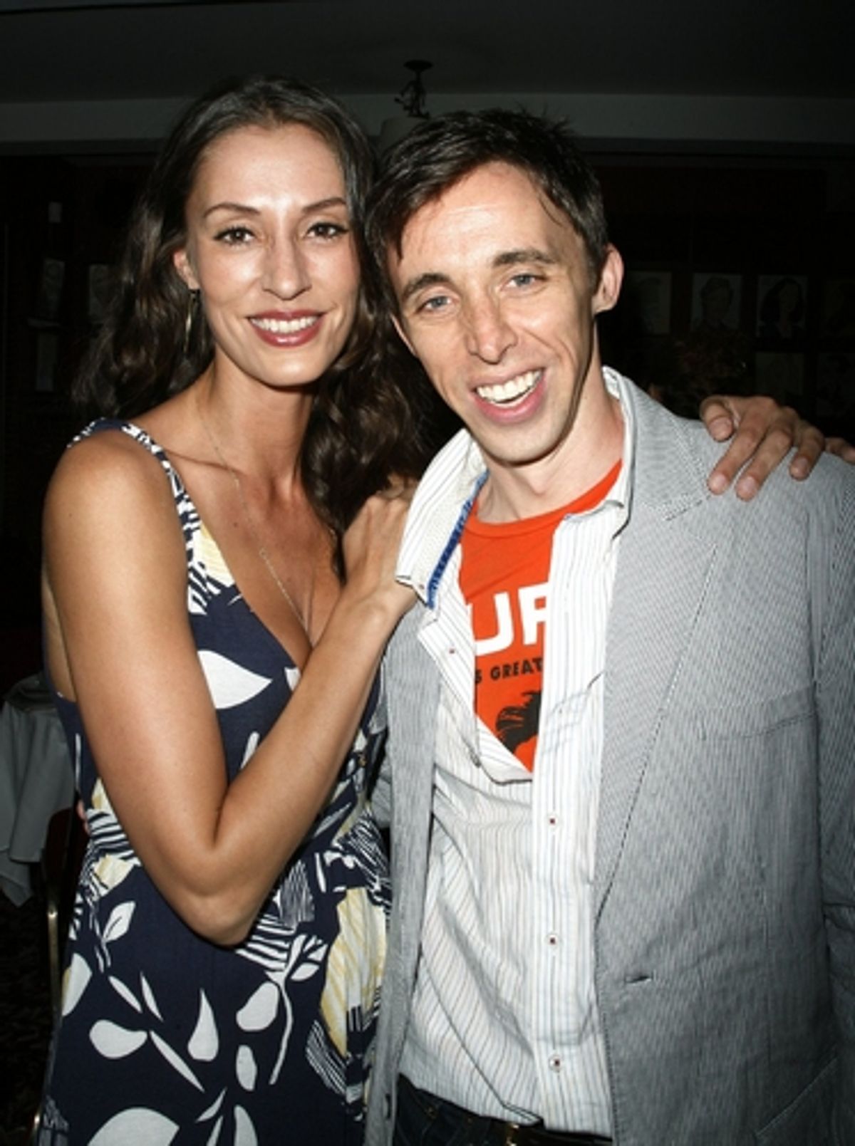 Sarah Gettelfinger and Kevin Cahoon at 'GYPSY' Laura Benanti Joins the Elite Sardi's Wall
