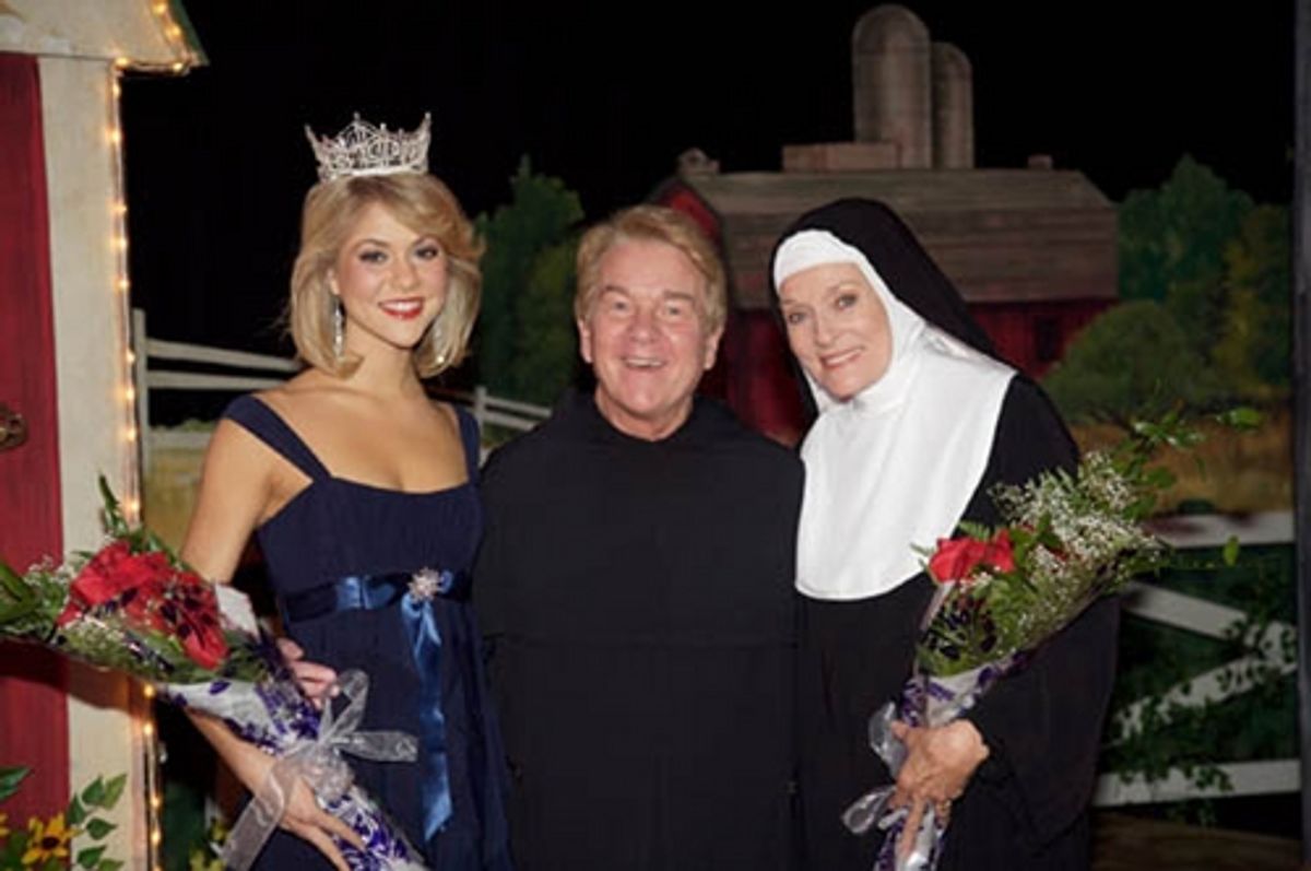 And they're joined by Nunsense creator (and a Michigan native himself) Dan GogginNuns Deborah Del Mastro (l) and Lee Meriwether (r) with Kirsten Haglund at 