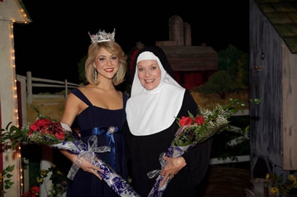 Two Miss Americas! Kirsten Haglund (2008) and Lee Meriwether (1955) at 