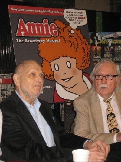 Composer Charles Strouse, book-writer Thomas Meehan Photo