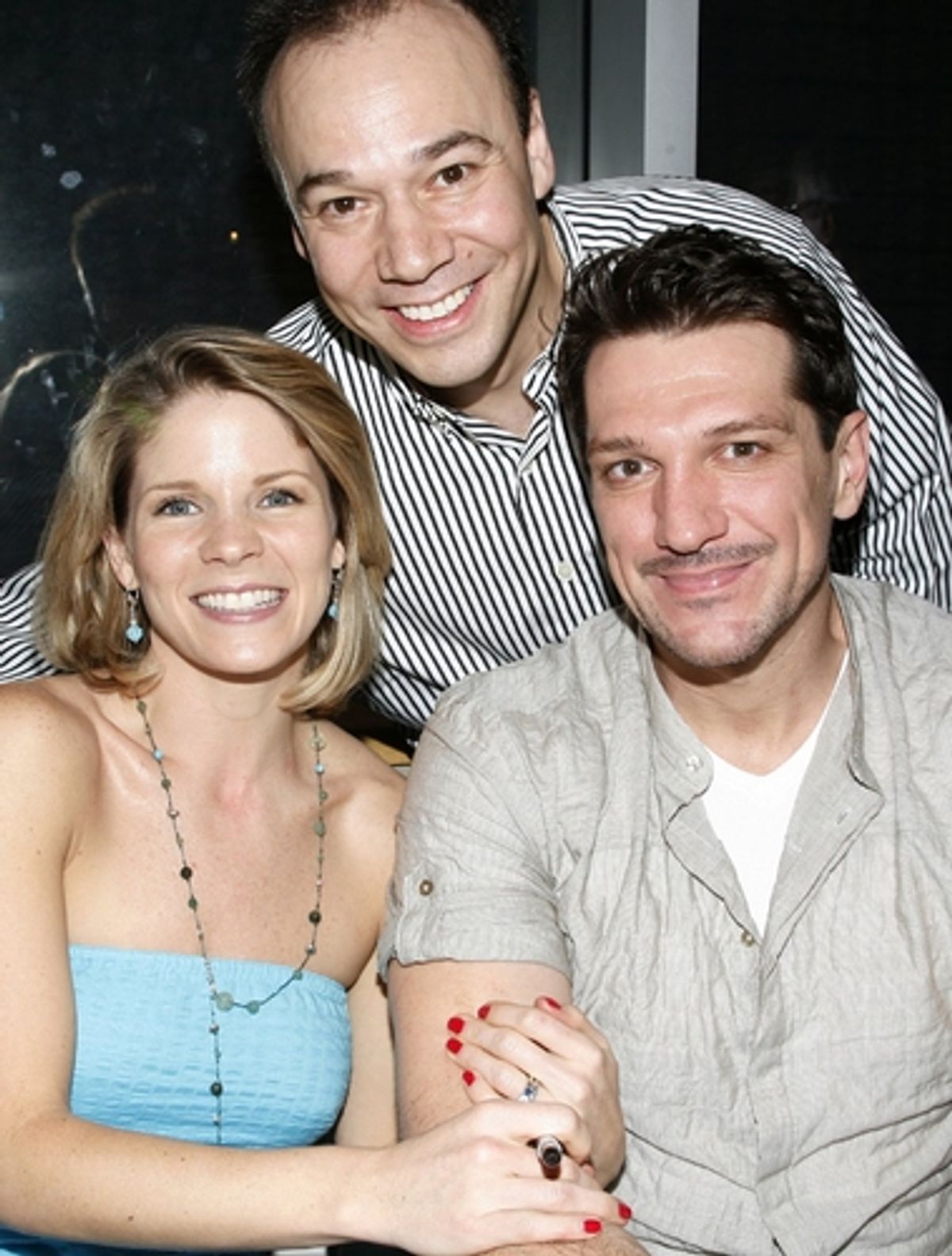 Kelli O'Hara, Danny Burstein, and Paulo Szot at 