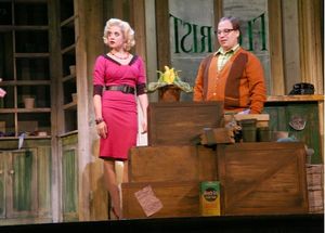 Jenny Fellner (Audrey) and  Jared Gertner (Seymour)   Photo