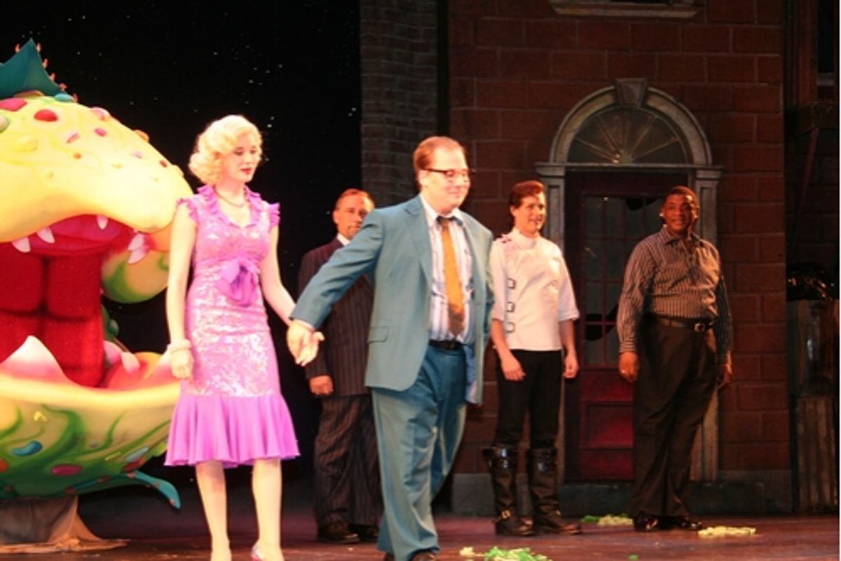 Audrey II, Jenny Fellner and Jared Gertner
 at 