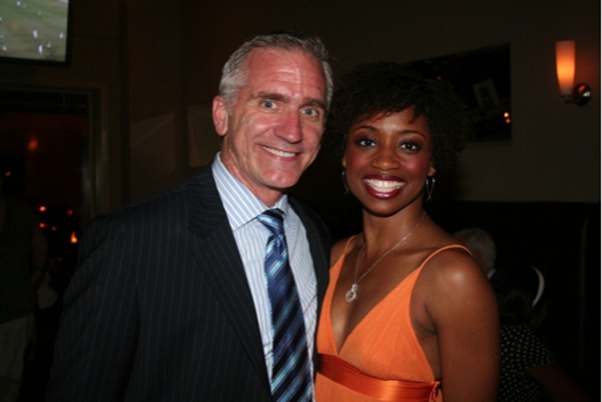 Mark S. Hoebee (Artistic Director) and Montego Glover
 at 