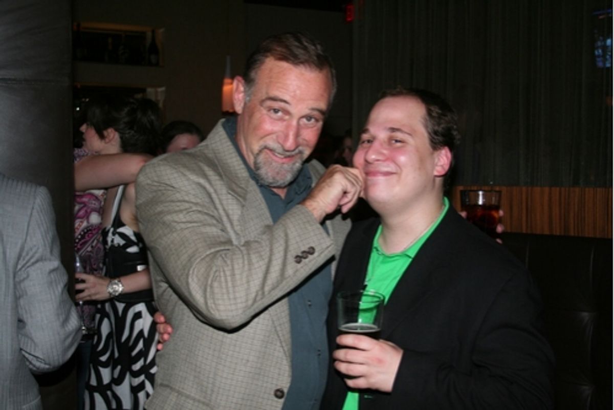 Stephen Berger (Mr. Mushnik) and Jared Gertne
 at 